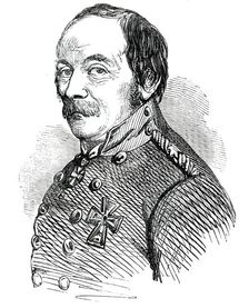 General Schleppegrell, killed in the Battle of Id Tadt [Isted], 1850. Creator: Unknown