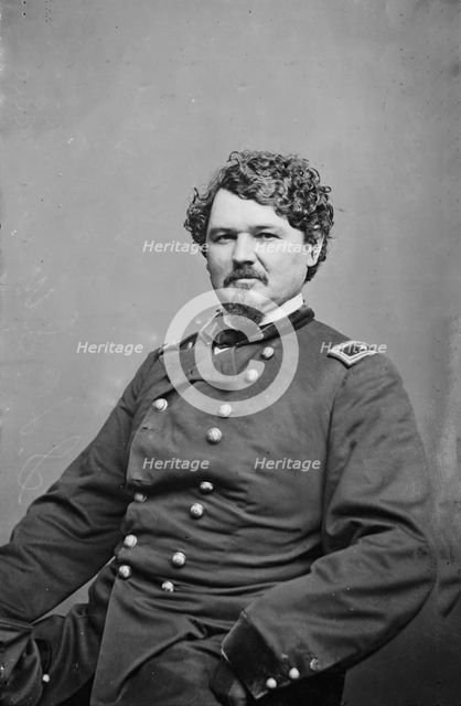 General Samuel Davis Sturgis, between 1855 and 1865. Creator: Unknown.