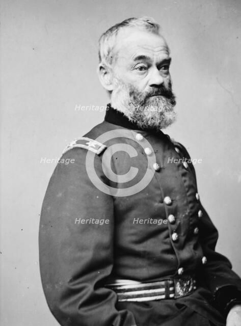 General Samuel Peter Heintzelman, between 1855 and 1865. Creator: Unknown.