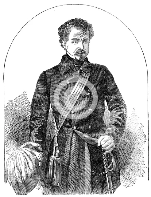 General Sir Colin Campbell, G.C.B. - from a photograph by Mayall, 1856.  Creator: Unknown.
