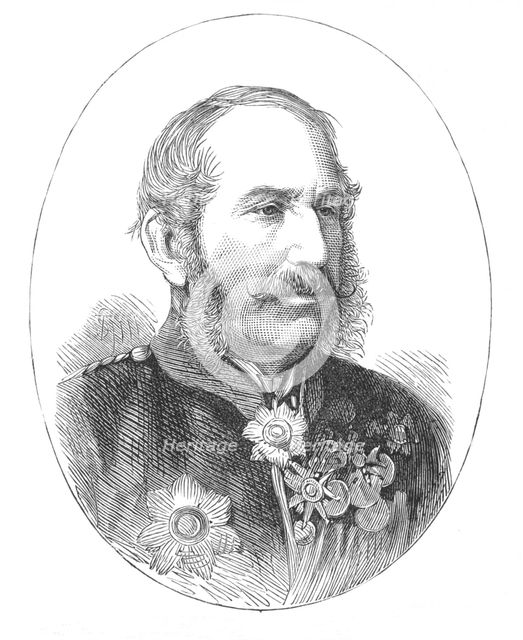'General Sir Arthur Cunynghame, K.C.B.', c1880. Artist: Unknown.
