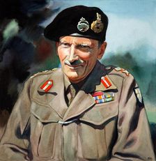 General Sir Bernard Montgomery, between 1939 and 1946. Creators: Central Office of Information, Unknown