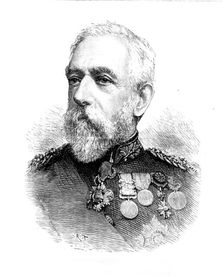 General Sir Daniel Lysons, G.C.B., the new Constable of the Tower of London, 1890. Creator: Unknown