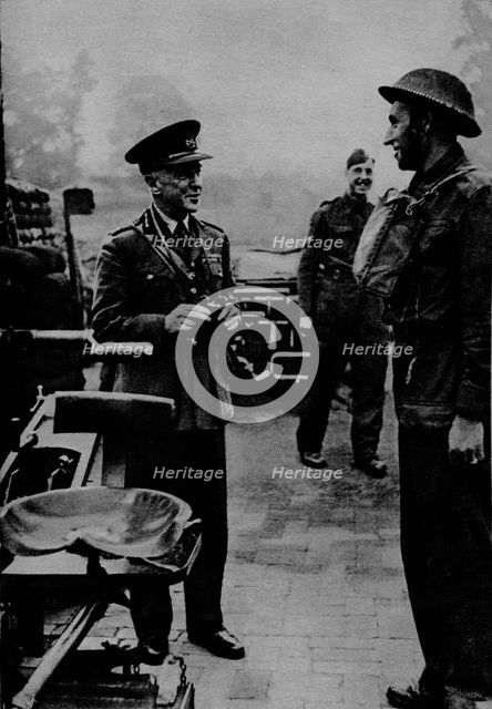 General Sir Frederick Pile, Commander-in-Chief, Anti-Aircraft Command, 1943. Artist: Unknown.