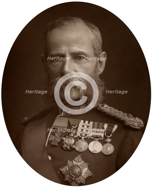 General Sir Frederick Sleigh Roberts, 1882.Artist: Lock & Whitfield