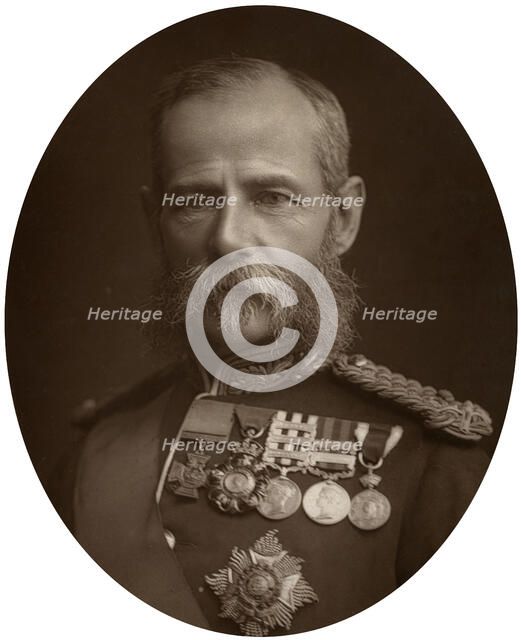 General Sir Frederick Sleigh Roberts, 1882.Artist: Lock & Whitfield