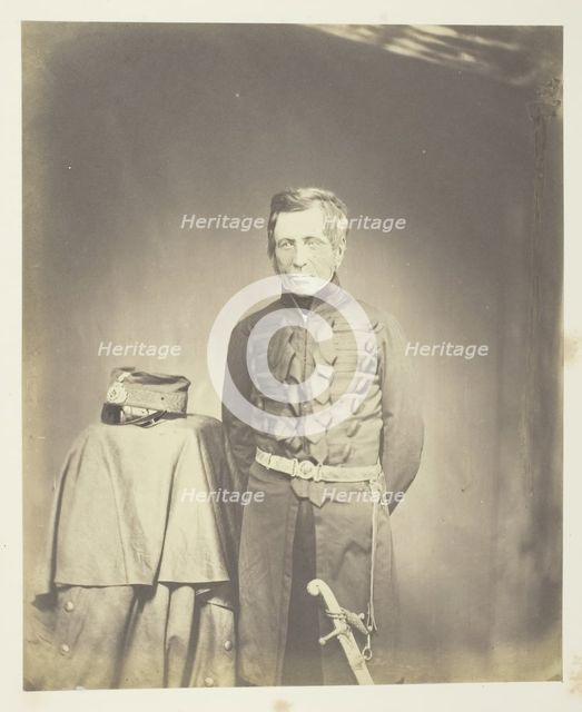 General Sir J. Burgoyne, Bart. G.C.B., 1855. Creator: Roger Fenton.