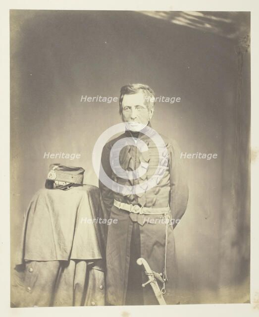 General Sir J. Burgoyne, Bart. G.C.B., 1855. Creator: Roger Fenton.