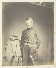General Sir J. Burgoyne, Bart. G.C.B., 1855. Creator: Roger Fenton