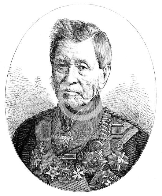 General Sir John Fox Burgoyne (1782-1871), British soldier. Artist: Unknown