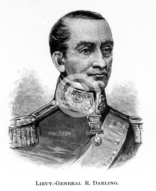 General Sir Ralph Darling, British soldier and colonial Governor, (1886).Artist: WA Hirschmann