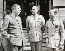 General Sir Richard Hull, Chief of the General Staff talking with Lt-Col. J.C.H. Serette..., 1964. Creator: Unknown