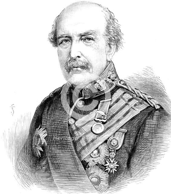 General Sir W. Fenwick Williams, of Kars, G.C.B. the newly appointed Constable of the Tower, 1881. Creator: Unknown.