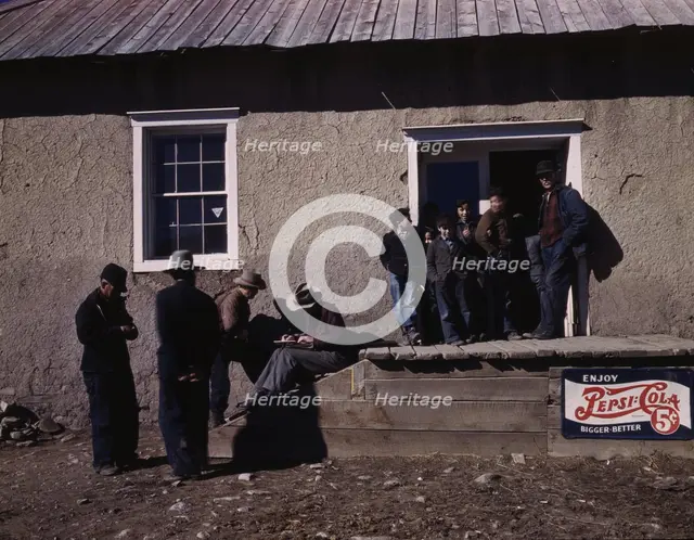 General store, Chacon, New Mexico, 1943. Creator: John Collier.