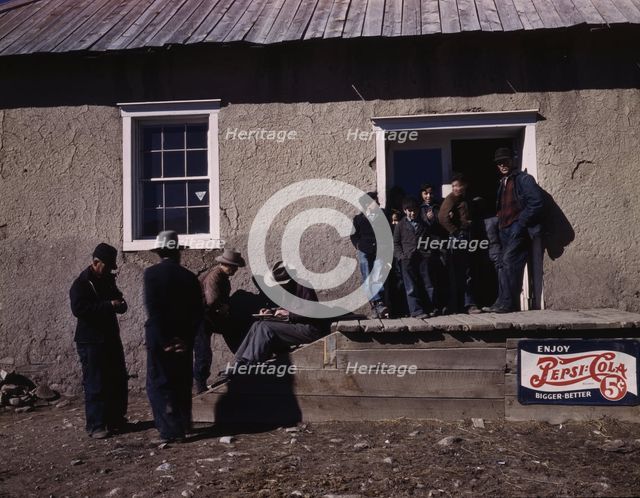 General store, Chacon, New Mexico, 1943. Creator: John Collier.