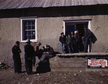 General store, Chacon, New Mexico, 1943. Creator: John Collier