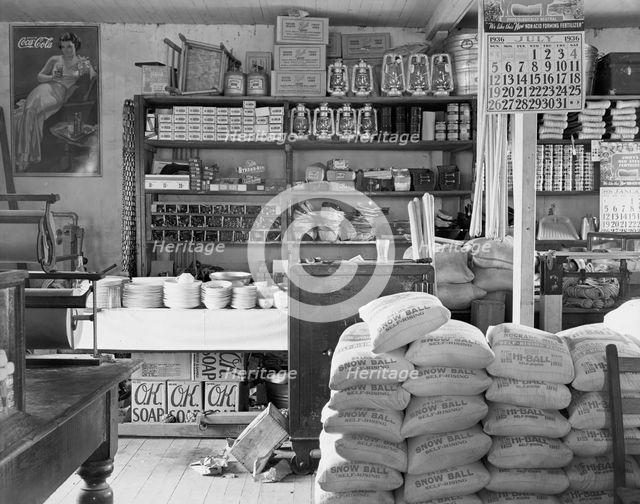 General store interior, Moundville, Alabama, 1936. Creator: Walker Evans.