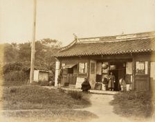 General Store/Office in City of Song Tiang, Province of Wu, 1860. Creator: Felice Beato