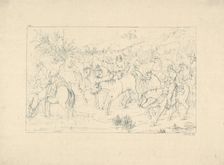 General Stuart's Return from Pennsylvania (from Confederate War Etchings), 1861-63. Creator: Adalbert John Volck