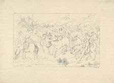 General Stuart's Return from Pennsylvania (from Confederate War Etchings), 1861-63. Creator: Adalbert John Volck