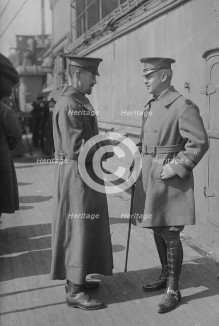 Generals Vanderbilt & O'Ryan, between c1915 and c1920. Creator: Bain News Service.