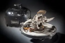 Generating Unit, Magneto Compass, Earth Inductor, Wiley Post crash. Creator: General Electric Company