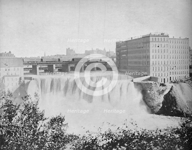 'Genesee Falls, Rochester, N.Y.', c1897. Creator: Unknown.