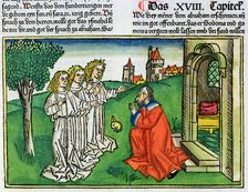 Genesis 18:2: Abraham and the three angels