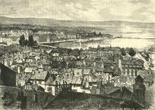 Geneva, Looking Towards The Lake 1890. Creator: Unknown