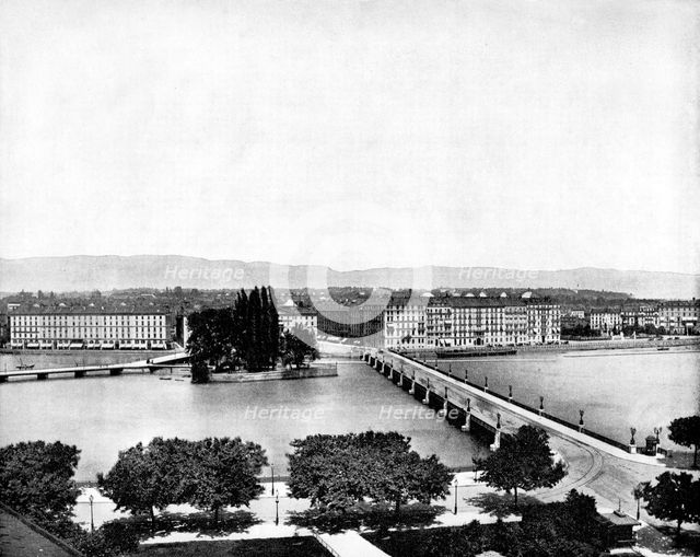 Geneva, Switzerland, 1893.Artist: John L Stoddard