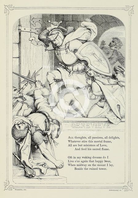 Genevieve, 1842.  Creator: Thomas Armstrong.
