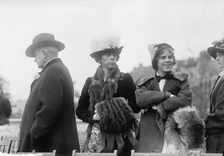 Genevieve Clark with Champ Clark And Mrs. Clark, 1911. Creator: Harris & Ewing