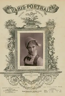 Genevieve Dupois, Gymnase-Dramatique, 1879. Creator: Paul Nadar