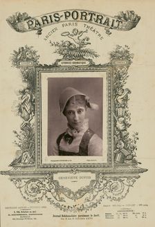 Genevieve Dupois, Gymnase-Dramatique, 1879. Creator: Paul Nadar