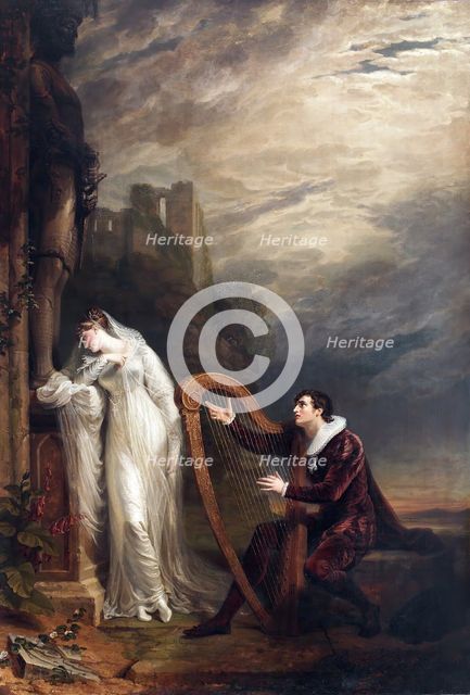 Genevieve. (from a poemS.T. Coleridge entitled 'Love'), 1812. Creator: George Dawe.