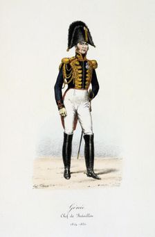 Génie, Chef de Bataillon 1814-30. Artist: Eugene Titeux