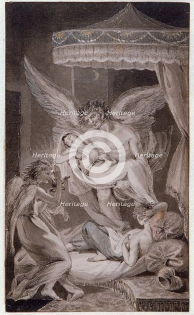 'Genius Bearing the Soul Aloft', c1780-1848. Artist: Edward Francis Burney