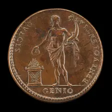 Genius Sacrificing [reverse]. Creator: Giovanni da Cavino