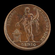 Genius Sacrificing [reverse]. Creator: Giovanni da Cavino