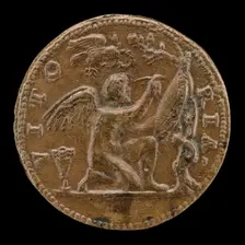 Genius Writing on a Shield [reverse]. Creator: Giovanni Maria Pomedelli