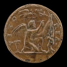 Genius Writing on a Shield [reverse]. Creator: Giovanni Maria Pomedelli