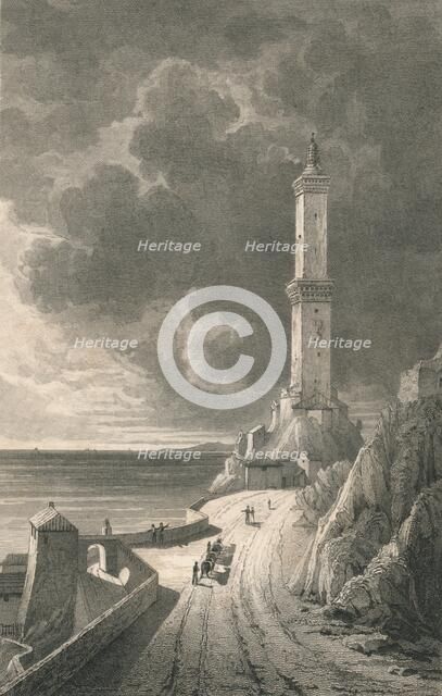 'Genoa. Light House', 1818.  Creator: Charles Askey.