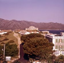 Genoese fort, St Florent, Corsica, c1955. Creator: Arthur Charles Kirby Ware