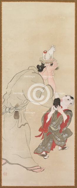 Genre Figures, c. 1816. Creator: Tatabe Socho (Japanese, 1760-1814).
