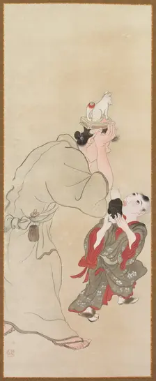Genre Figures, c. 1816. Creator: Tatabe Socho (Japanese, 1760-1814)
