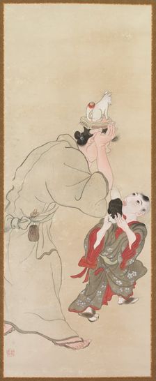 Genre Figures, c. 1816. Creator: Tatabe Socho (Japanese, 1760-1814)
