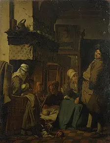 Genre Scene, 1712. Creator: Jan Josef Horemans I