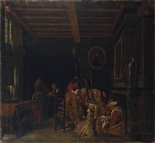 Genre Scene, (Breakfast), 1712. Creator: Jan Josef Horemans I
