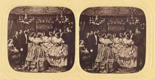 Genre scene: formal party, 1855-1860. Creator: Mark Anthony