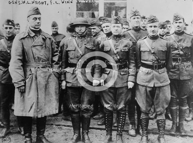 Gens. W.L. Wright, F.L. Winn & Todd, 11 Nov 1918. Creator: Bain News Service.